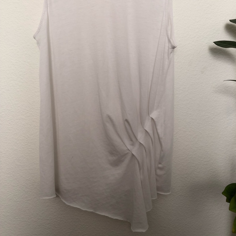All Saints White Pleated Top - Picture 9 of 11